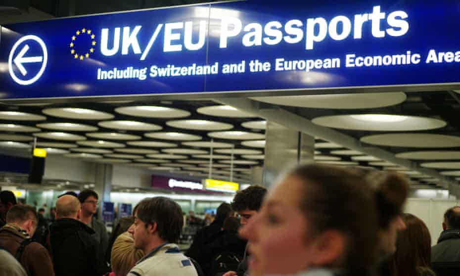 UK passport control 