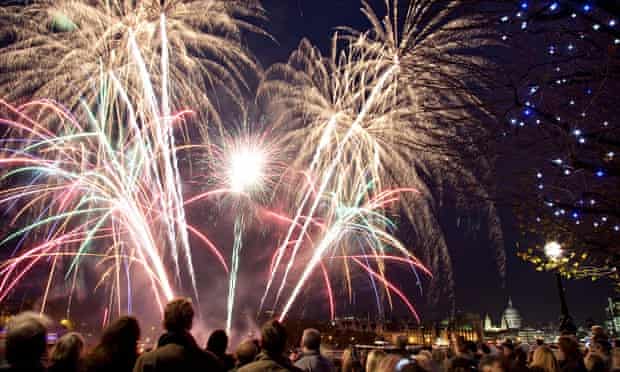 Southbank fireworks display 