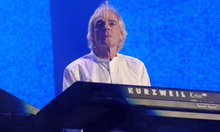 Pink Floyd's Rick Wright at the 2005 Live8 concert.