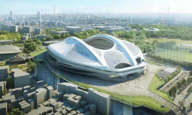 Zaha Hadid Tokyo 2020 Olympic stadium