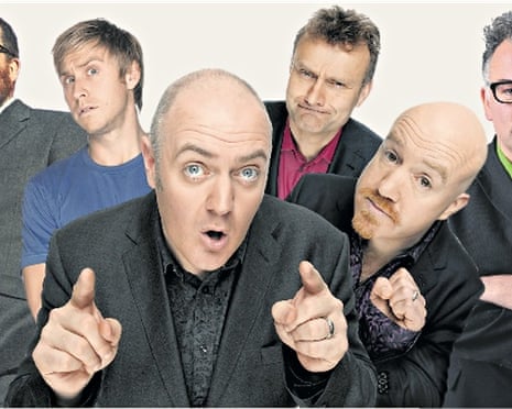 The Imaginary Comedy Cabal? Frankie Boyle, Mock the Week's Russell Howard, Dara O’Briain, Hugh Denni