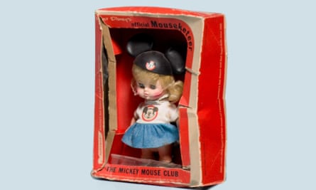 A Mouseketeer doll that Sophie bought from eBay.