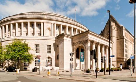 Manchester central library and town hall.