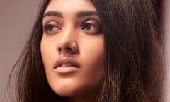 Neelam Gill gives serious eyebrow for the Burberry campaign