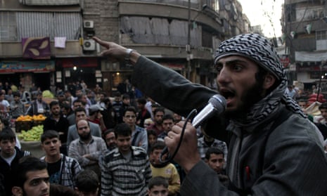 An Isis member urges citizens of Aleppo to join the organisation