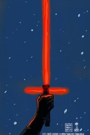 Streetrulesbadminton's Star Wars: The Force Awakens fan poster