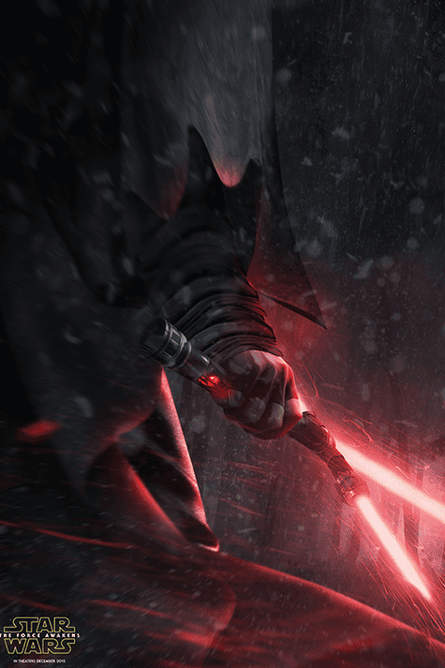 Kode Logic's fan poster for Star Wars: The Force Awakens.