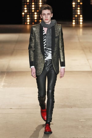 Leopard print, metallics and gold – alternative partywear for men ...