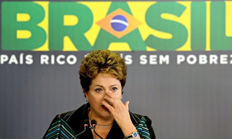 Dilma Rousseff cries at a ceremony for Brazil's Truth Commission into human rights abuses