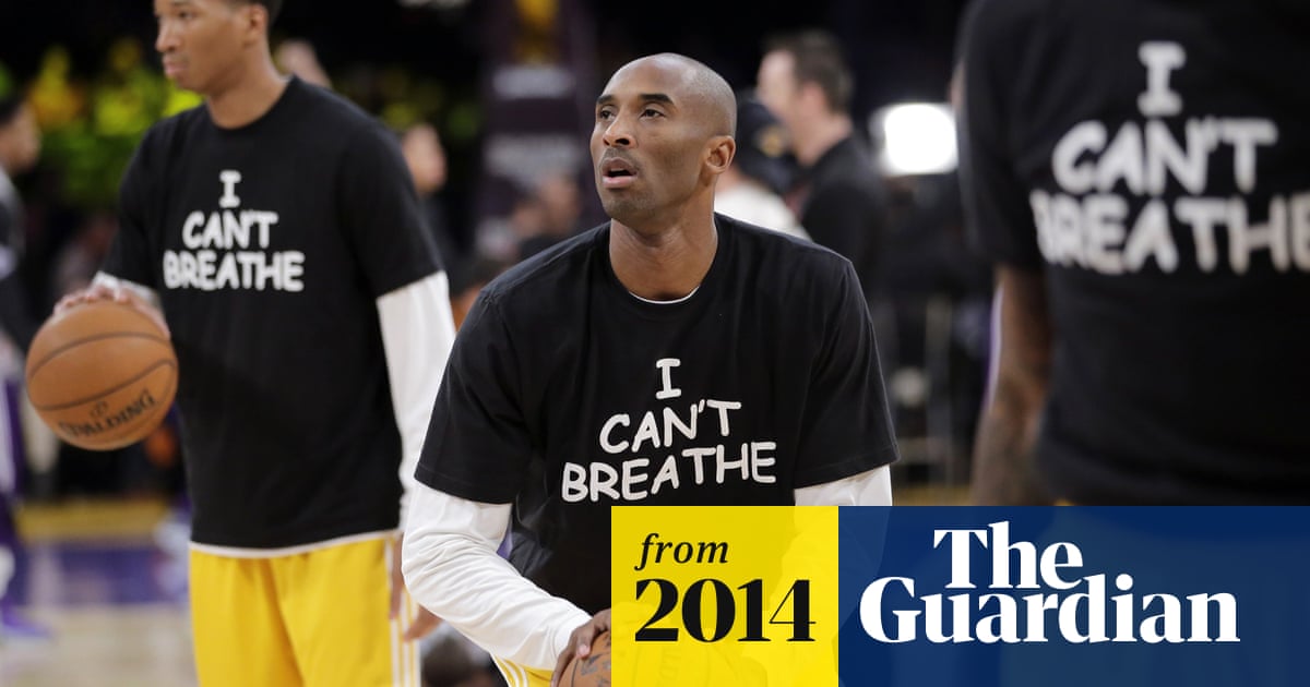 Kobe Bryant And La Lakers Don I Can T Breathe Shirts Over Police Brutality Los Angeles Lakers The Guardian