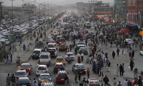 Congestion in Kabul.