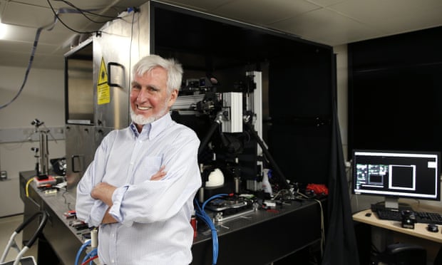 John O’Keefe at his office in London on 6 October, 2014, after jointly winning the Nobel medicine prize with Norwegian couple for discovering an “inner GPS” that helps the brain navigate.