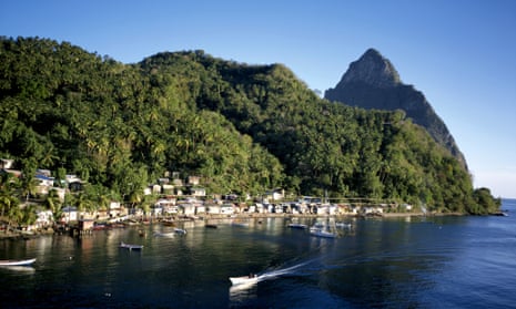 St Lucia where three people have died in a fire on board a cruise liner.