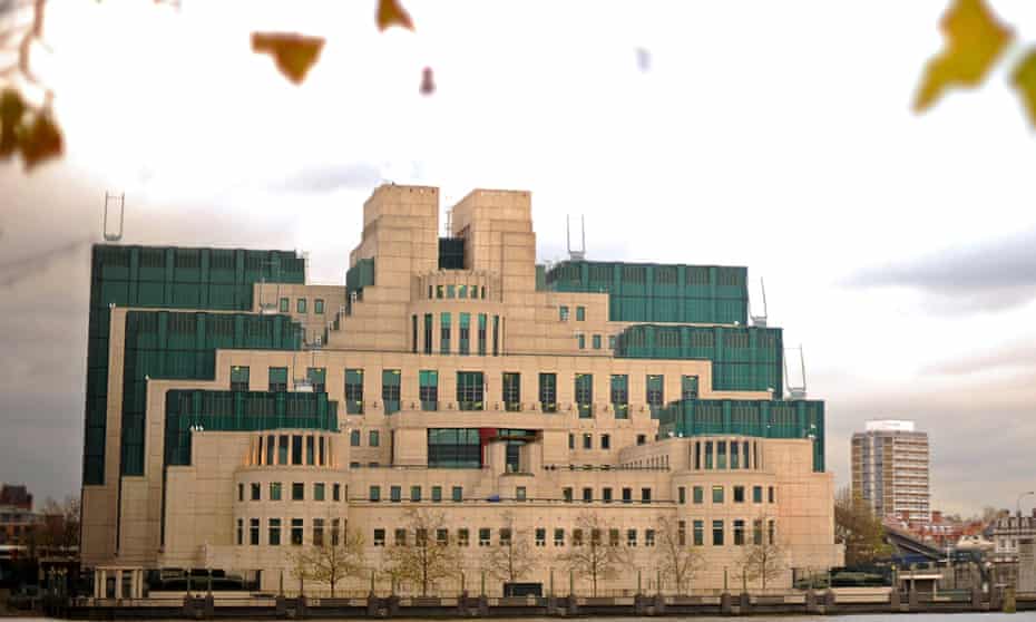 The headquarters of MI6 in London.