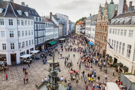 copenhagen denmark people bikes