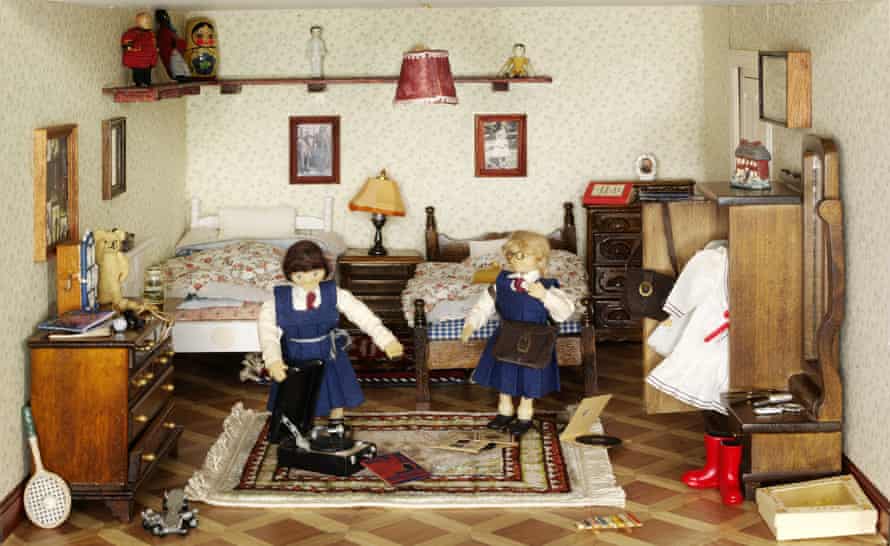 Doll’s house decorated in the style of the 40s by Roma Hopkinson, 1980s