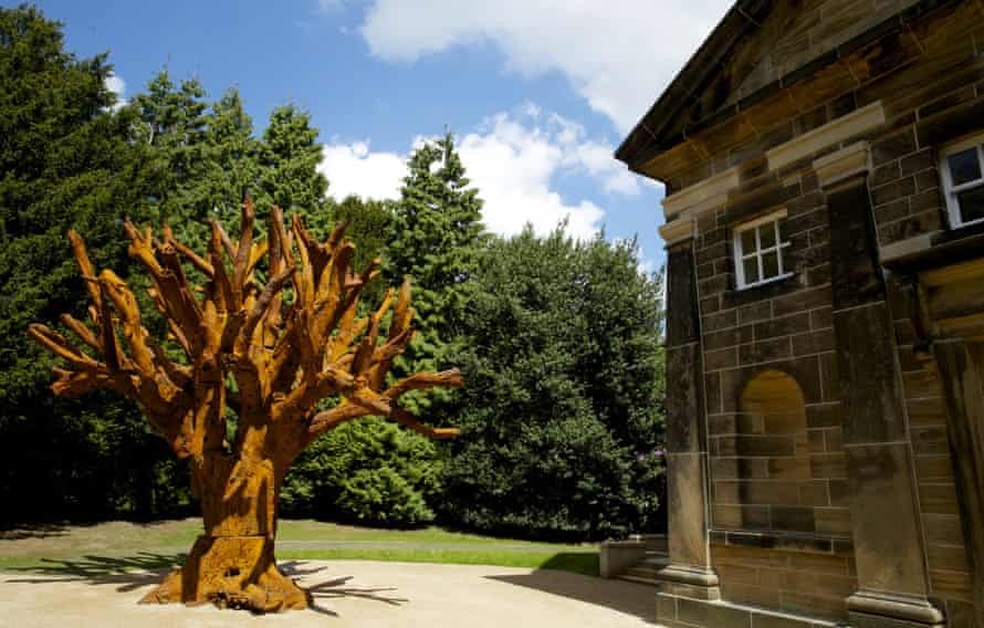 Iron Tree, 2013, by Ai Weiwei, in Yorkshire Sculpture Park.