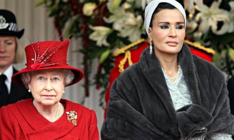 Sheikha Mozah and the Queen