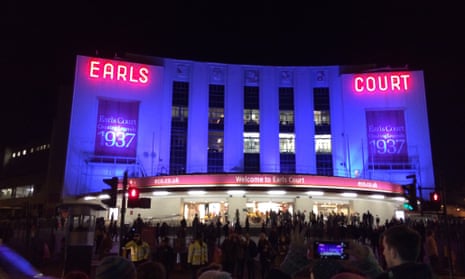 Earls Court on its closing night