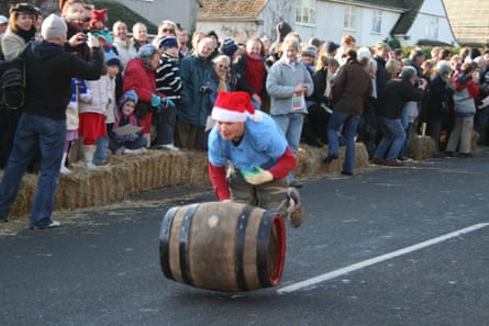 Boxing Day Grantchester Barrel Rolling