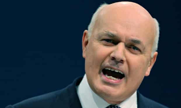 Department of Work and Pensions secretary Iain Duncan Smith.