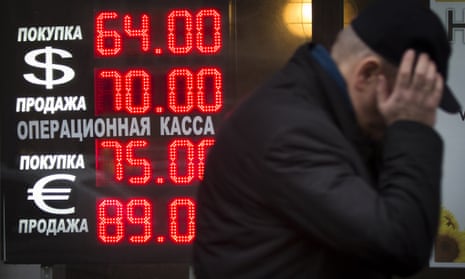 The freefalling rouble will cause Russians a bit of a headache.