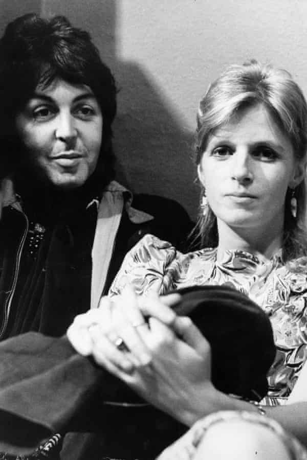 Paul and Linda McCartney, 18 December 1974