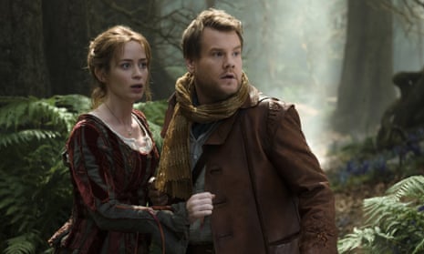 Emily Blunt and James Corden in Into the Woods.