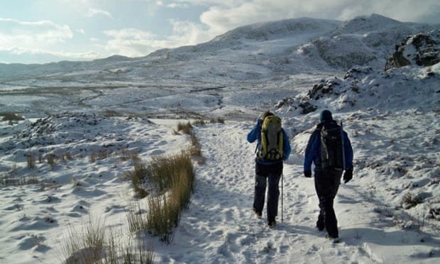 Welsh winter mountaineering