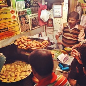 Kachoori snack food, Delhi
