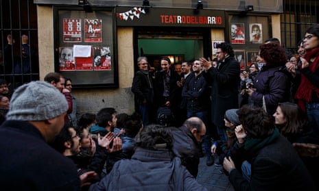 Pablo Iglesias, head of leftist group Podemos, in Madrid.