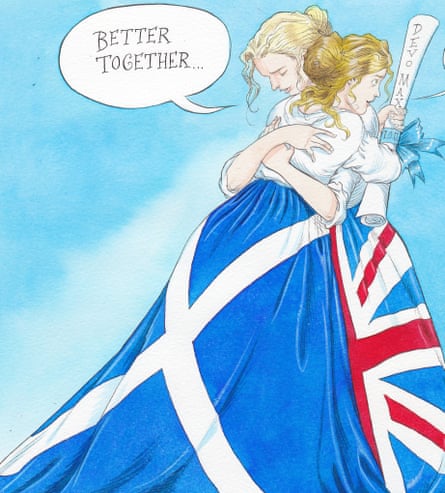 Chris Riddell cartoon for Observer comment, September 2014