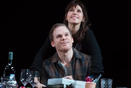 Michael C Hall, front, and Marisa Tomei in The Realistic Joneses