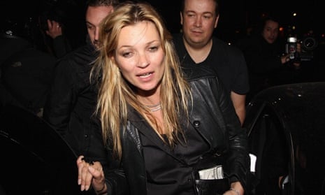 Kate Moss leaves the Givenchy after show party during Paris Fashion Week in 2011
