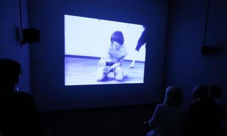 Mairéad McClean's film on display at the MAC.