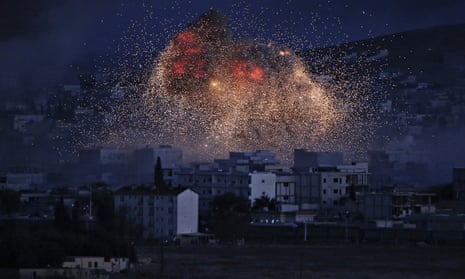 Air strike in Kobani