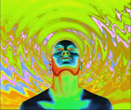 An artistic representation of the psychedelic effects of LSD.