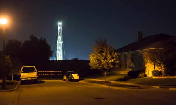 Fracking looms large over Denton.