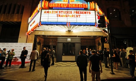 The marquee of United Artists Theater, LA