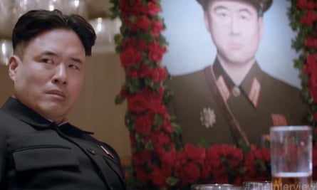 A still from the trailer for The Interview which is said to have offended North Korean leader Kim Jong-un.