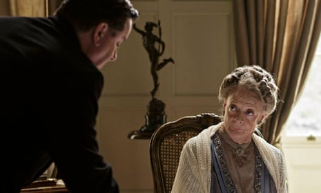 Jeremy Swift and Maggie Smith in Downton Abbey.