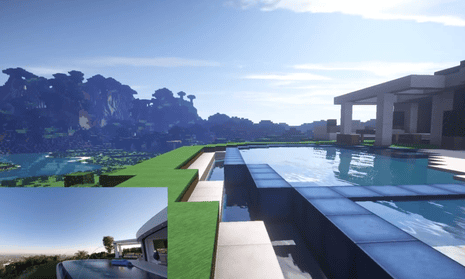 Notch Minecraft House Notch's Mansion Vanilla Build. Minecraft Map