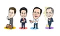 Nick Clegg, Ed Miliband, David Cameron and Nigel Farage