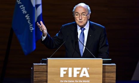 Fifa president Joseph Blatter