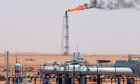 Oil field in Saudi Arabia 