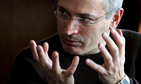 Former imprisoned Russian tycoon Mikhail Khodorkovsky.