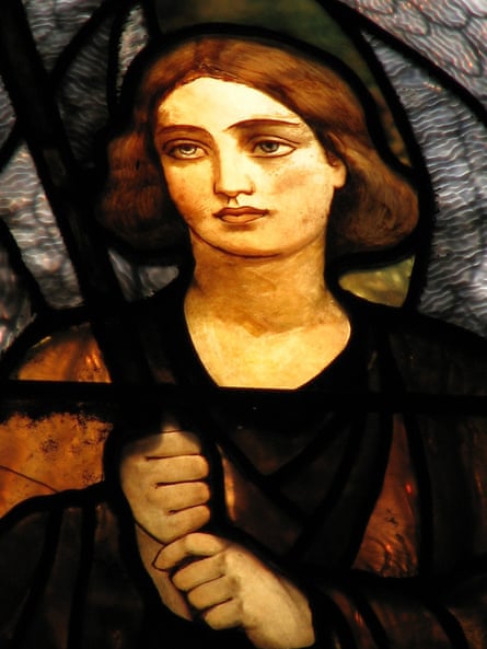 Stained glass of Grace O'Malley.