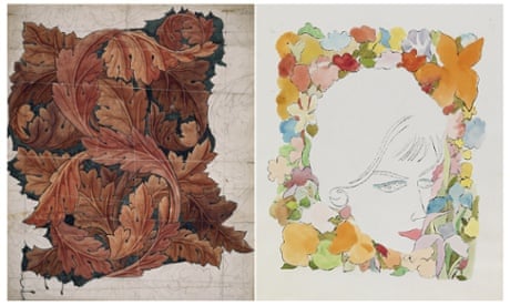 William Morris Andy Warhol floral designs
