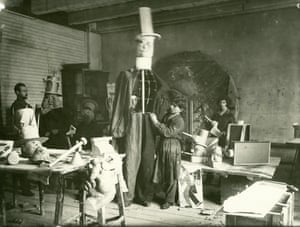 Rehearsals of The Bolt, 1931.