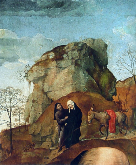 Hugo van der Goes DETAIL from Portinari Altarpiece